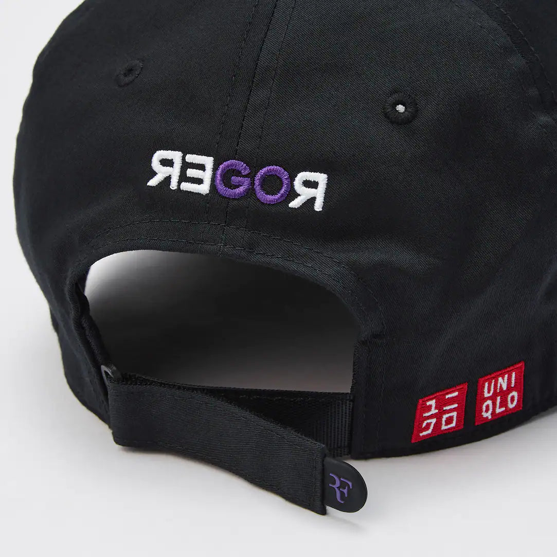Roger Federer RF Cap Uniqlo Special Edition US Open Black