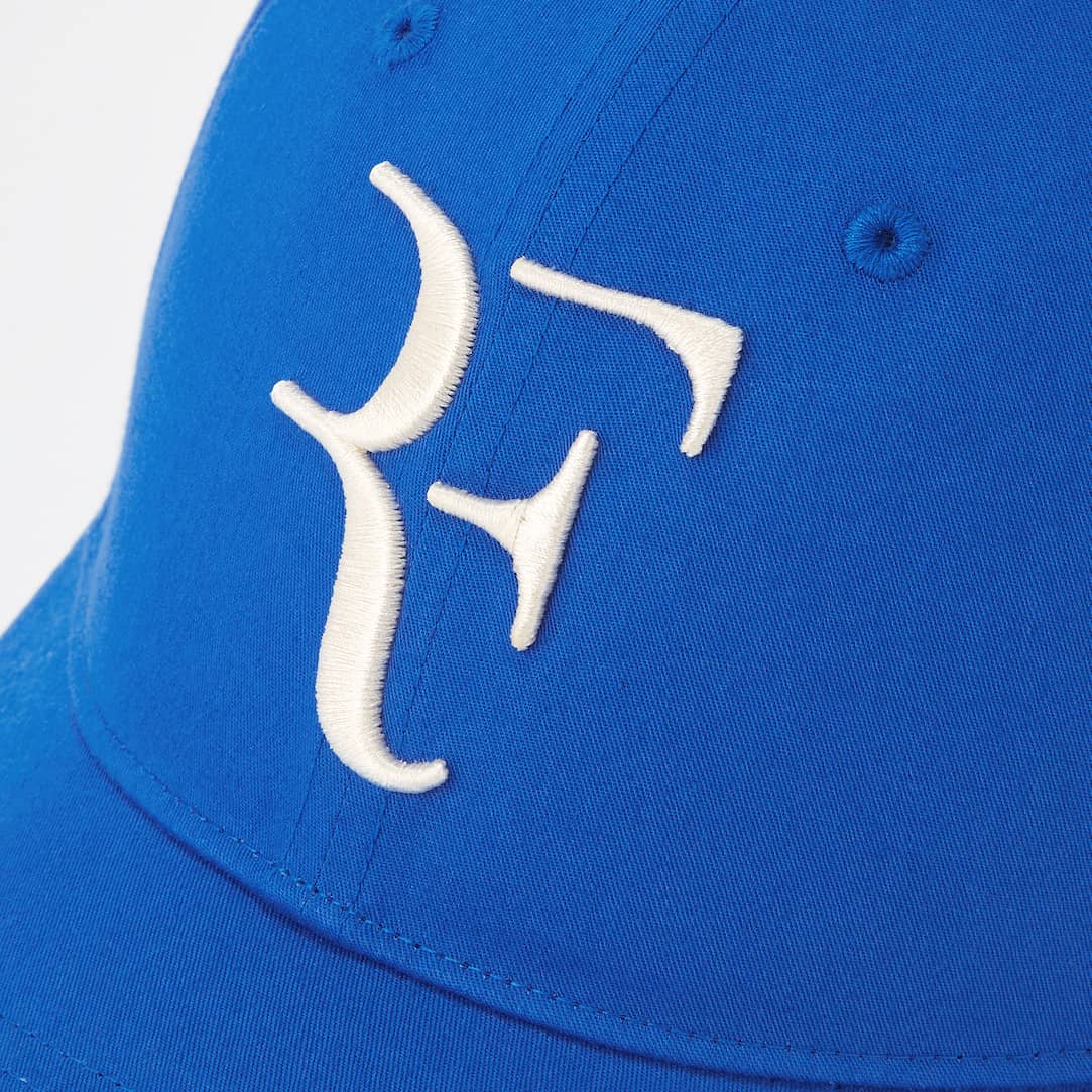 Roger Federer RF Cap Uniqlo Blau