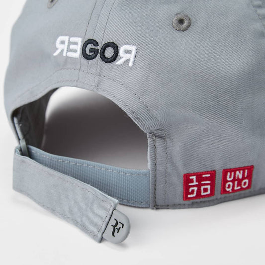 Roger Federer RF Cap Uniqlo Grey