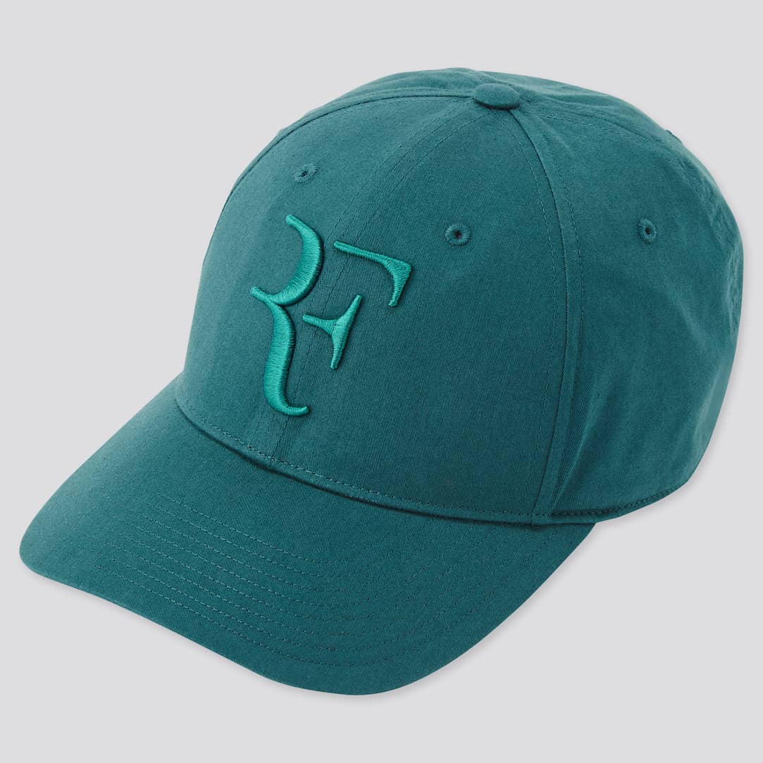 Roger Federer RF Cap Uniqlo Emerald Green