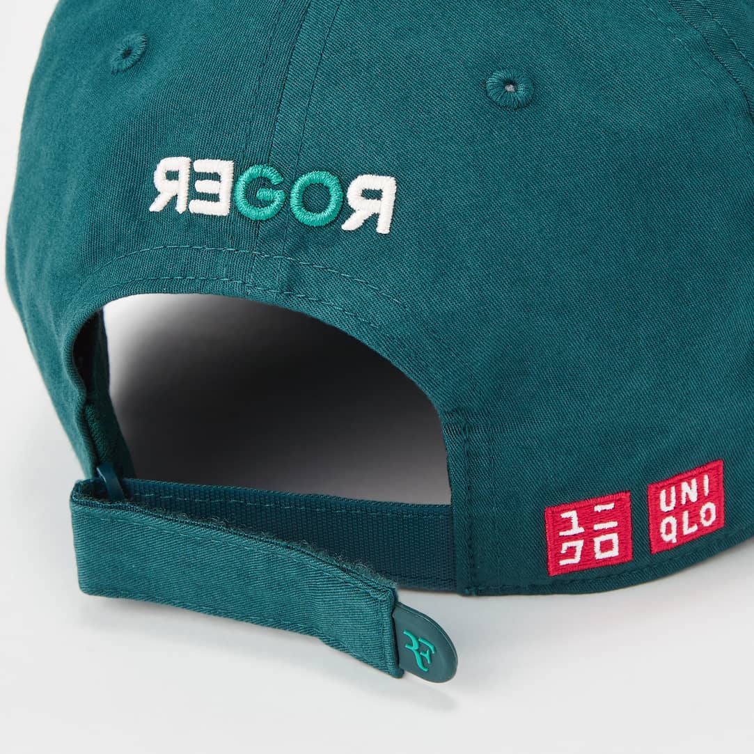 Roger Federer RF Cap Uniqlo Emerald Green