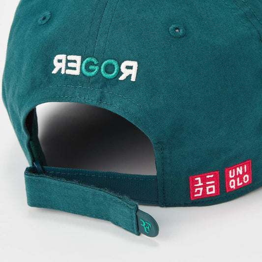 Roger Federer RF Cap Uniqlo Emerald Green