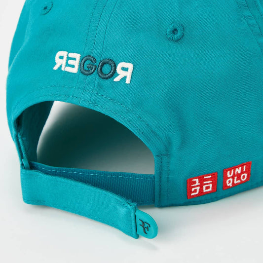 Roger Federer RF Cap Uniqlo Turquoise