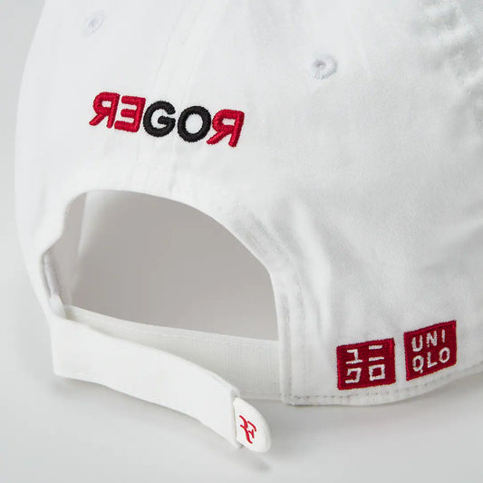 Roger Federer RF Cap Uniqlo White