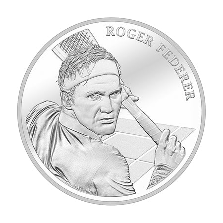 Roger Federer 20-franc silver commemorative coin