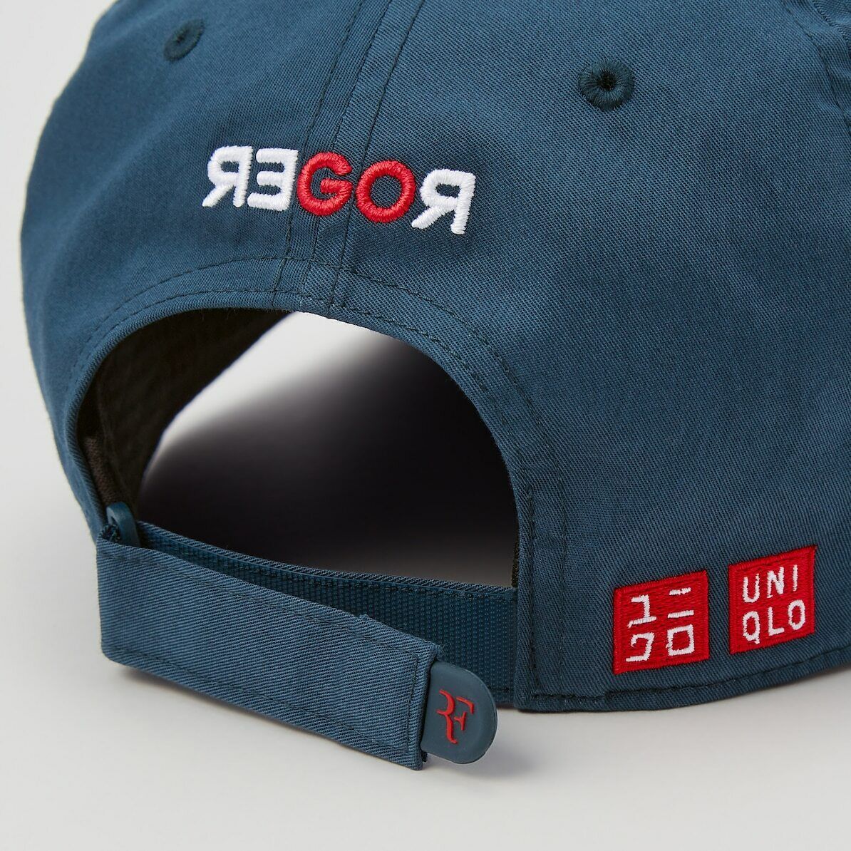 Roger Federer RF Cap Uniqlo Special Edition French Open Blau