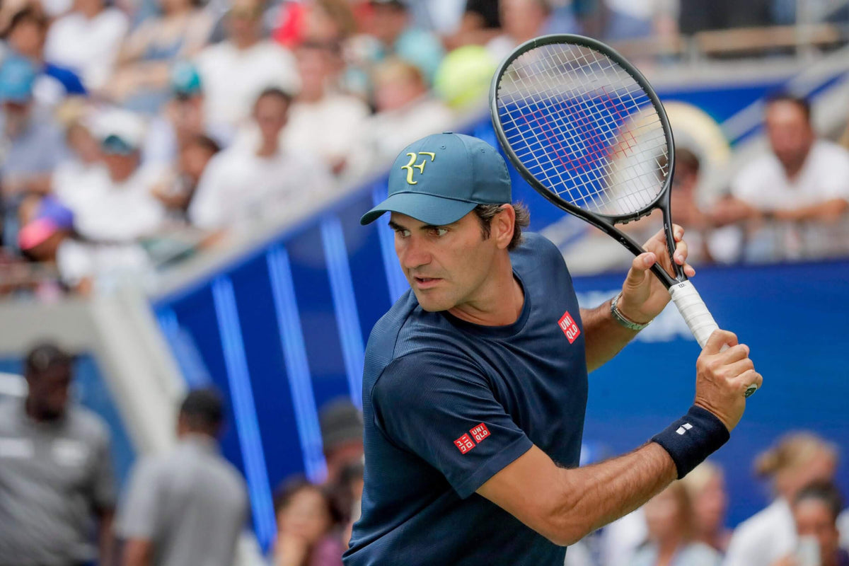 Uniqlo x Roger Federer "RF" Cap - US Open 2026 Collection (Blau/Gelb)