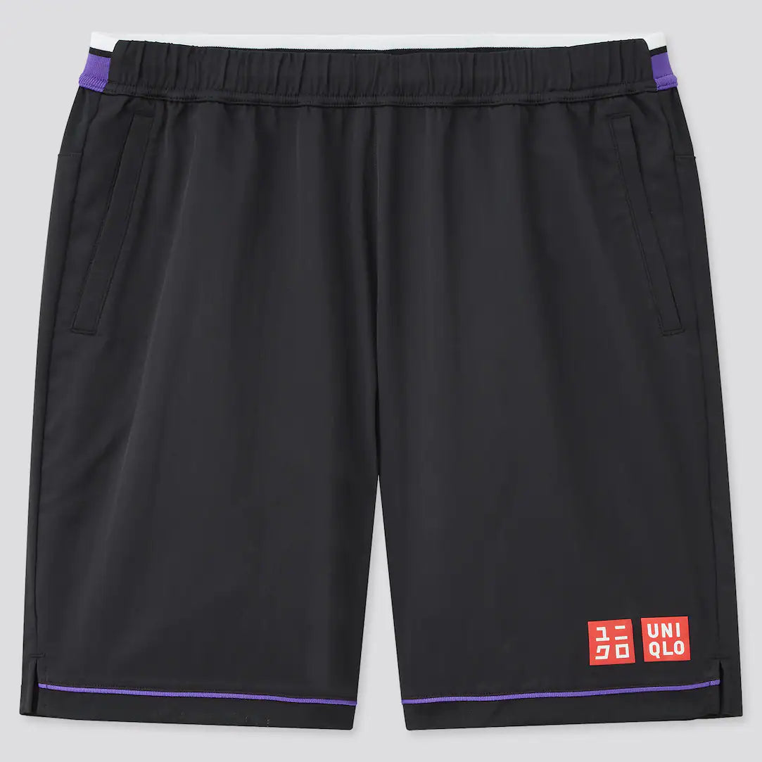 Roger Federer RF Short Dry-Ex US Open 2022 Uniqlo Noir