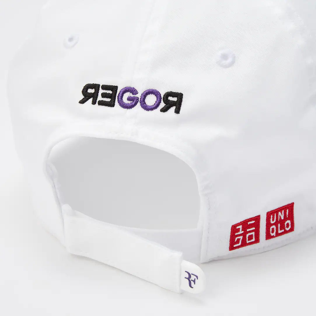 Roger Federer RF Cap Uniqlo Special Edition US Open 2022 White
