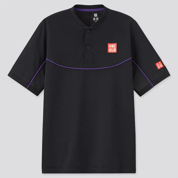 Roger Federer RF Polo Dry-Ex US Open 2022 Uniqlo Enfants