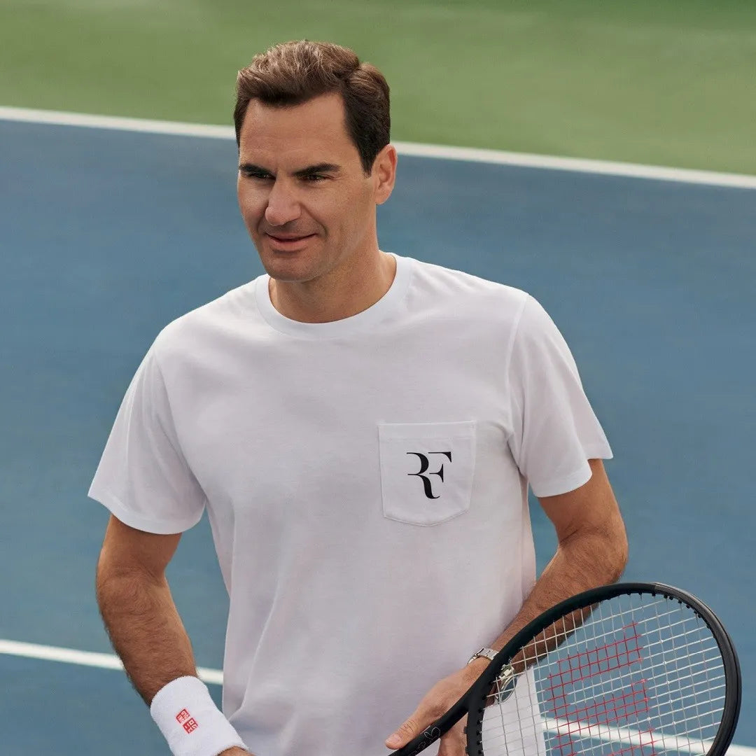 Roger Federer RF T Shirt White